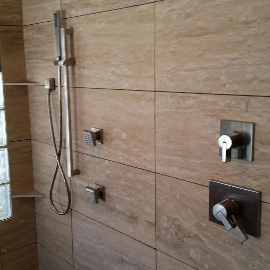 Shower fixture installation for Water Heater Replacement in Braidwood
